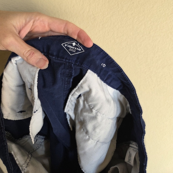 St Johns Bay Navy Cotton Shorts - Picture 7 of 8